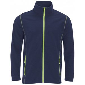 CASACO POLAR 2BOLSOS NOVA MEN AZUL ESC/VERDE MAÇÃ